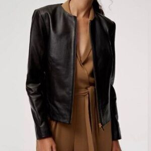 Aritzia Jett Leather Jacket